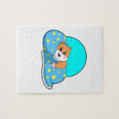 Hamster im Schlaf mit Blanket.PNG Puzzle (Horizontal)