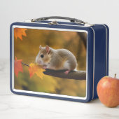 Hamster in Baummetall-Lunchbox Metall Brotdose (Beispiel)