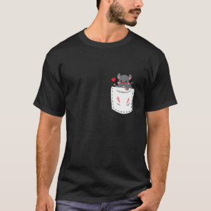 Hamster in der Brust Niedlicher Nagetier T-Shirt