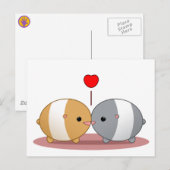 Hamster in der Liebe Postkarte (Vorne/Hinten)