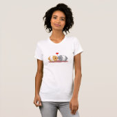 Hamster in der Liebe T-Shirt (Vorne ganz)
