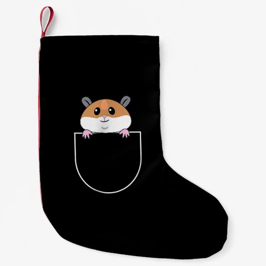 Hamster in Imitaten Kleiner Weihnachtsstrumpf (Vorderseite)