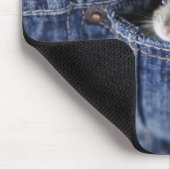 Hamster in Tasche Mousepad (Ecke)