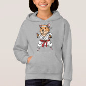 Hamster Karate Hoodie (Vorderseite)
