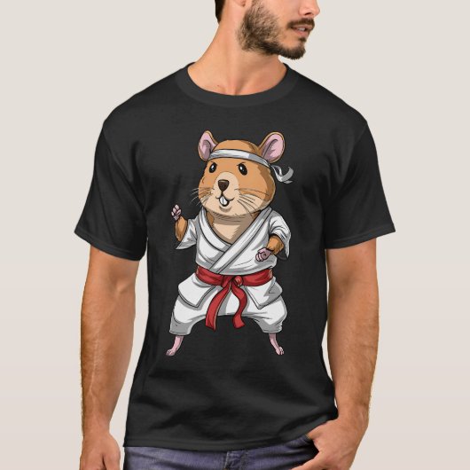 Hamster Karate T-Shirt (Vorderseite)