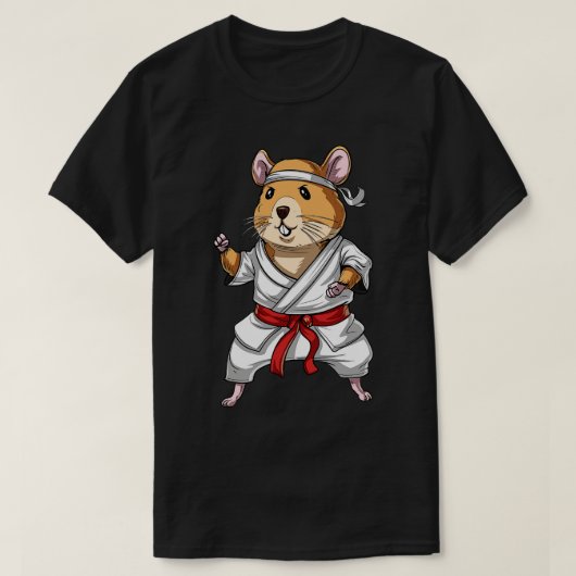 Hamster Karate T-Shirt (Design vorne)