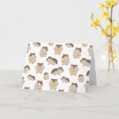 Hamster Karte (Gelbe Blume)