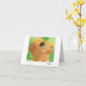 Hamster-Karte Karte (Gelbe Blume)