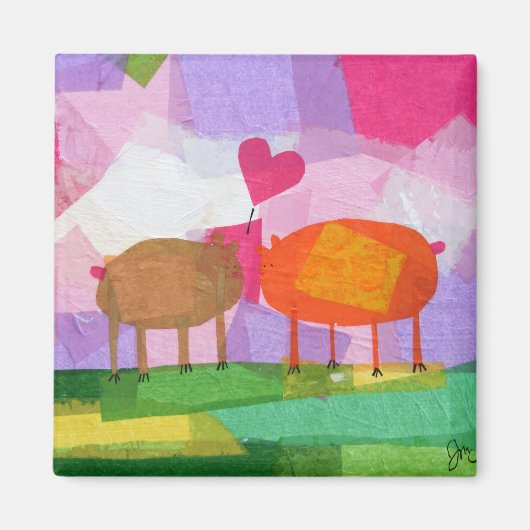 Hamster Kiss Magnet (Vorne)