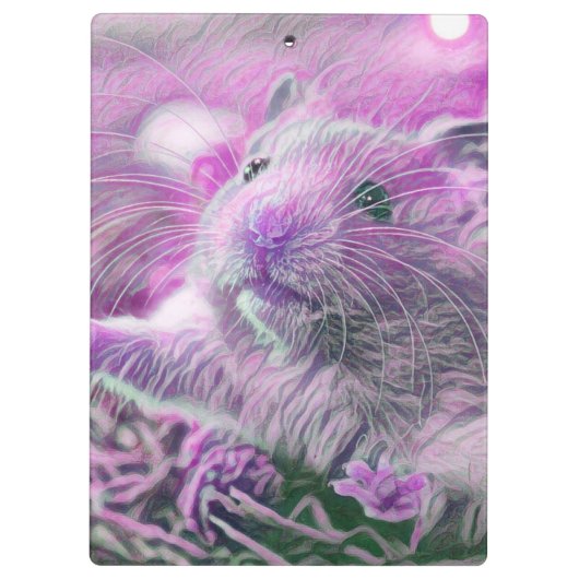 Hamster Klemmbrett (Rückseite)