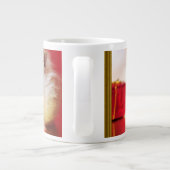 Hamster Kokolinka mit Weihnachtsbaum Jumbo-Tasse (Rückseite)