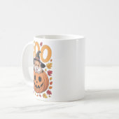 Hamster-Kostüm auf KürbisHalloween-Hamster Kaffeetasse (Vorderseite Links)