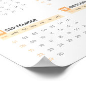 Hamster Large 2024 Calendar Poster (Ecke)