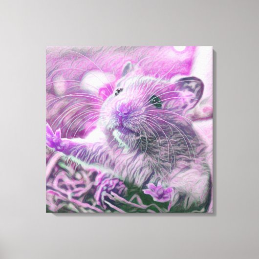 Hamster Leinwanddruck (Vorderseite)