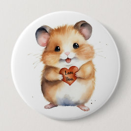 Hamster-Liebe-Schaltfläche Button
