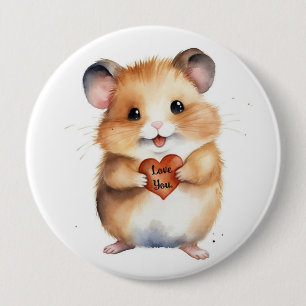 Hamster-Liebe-Schaltfläche Button