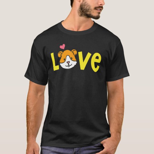 Hamster-Liebe T-Shirt (Vorderseite)