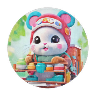 Hamster-Lieferheld Schneidebrett