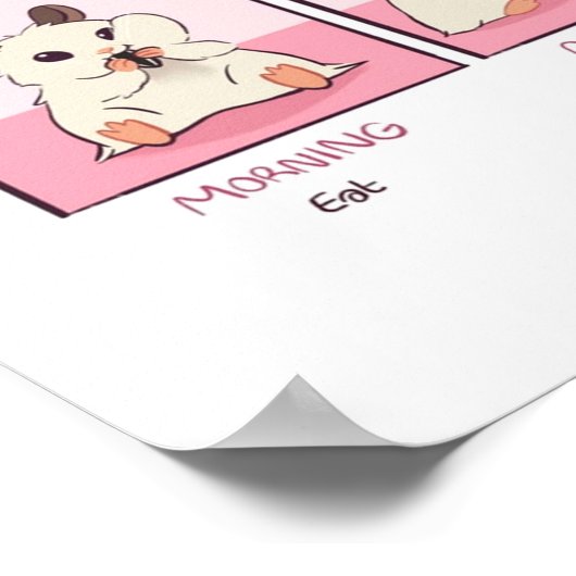 Hamster Life Poster (Ecke)