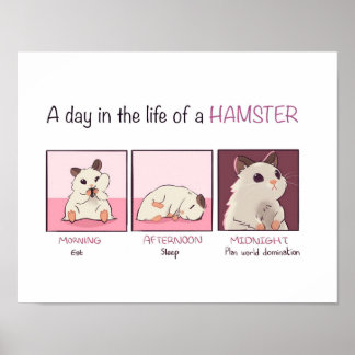 Hamster Life Poster