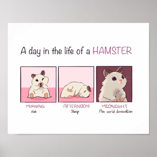 Hamster Life Poster (Vorne)