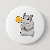Hamster Lollipop Button (Vorderseite)