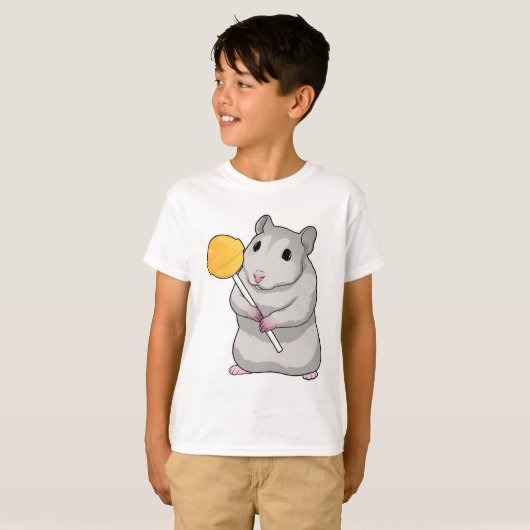 Hamster Lollipop T-Shirt (Vorne ganz)