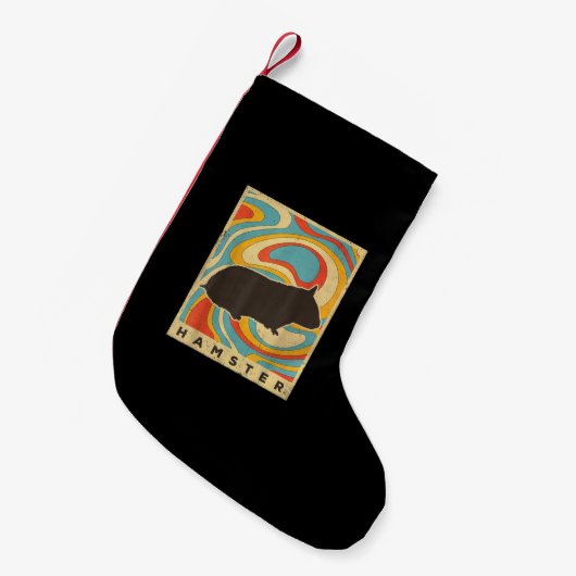 Hamster Lover Animal Style Kleiner Weihnachtsstrumpf (Vorderansicht (hängend))