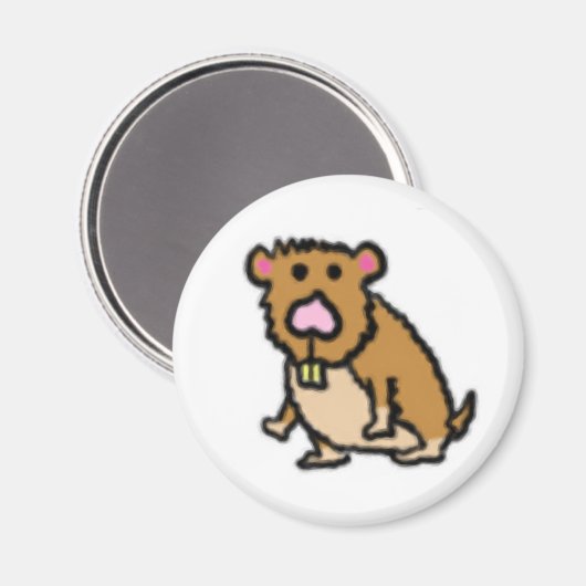 Hamster Magnet (Vorderseite/Rückseite)