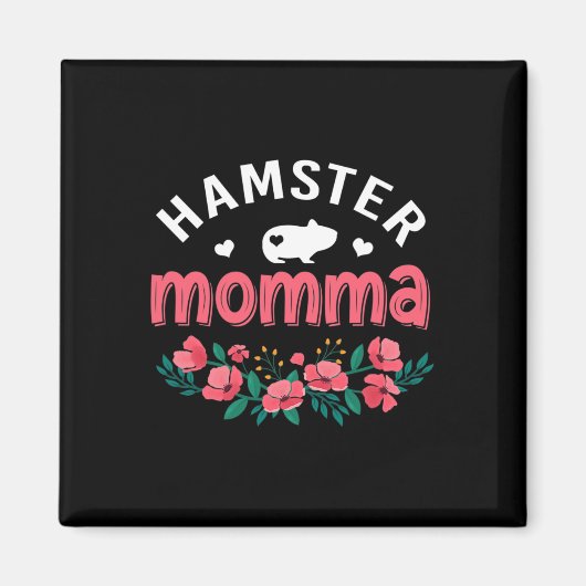 Hamster Mama Gifts Womens Hamster Lover Eigentümer Magnet (Vorne)