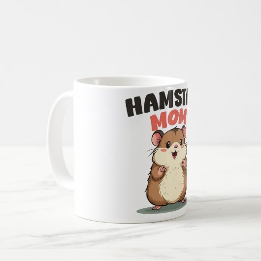Hamster-Mama Kaffeetasse (Vorderseite Links)