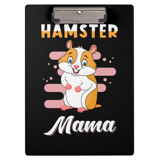 Hamster Mama Klemmbrett (Vorderseite)