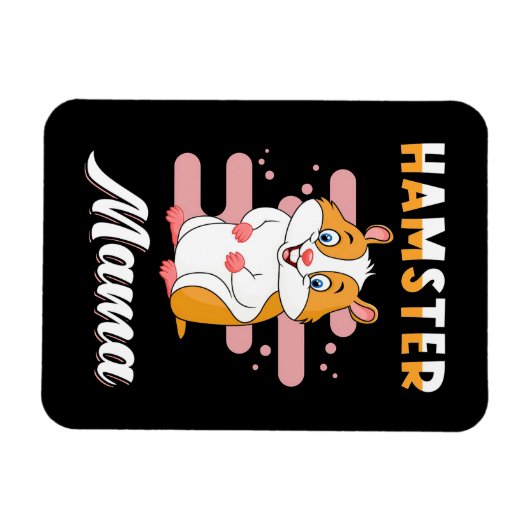Hamster Mama Magnet (Horizontal)