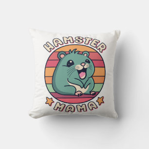 Hamster-Mama Niedlich Kawaii Nagetier-Mutter Kissen