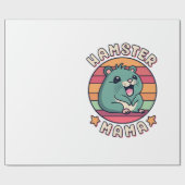 Hamster Mama Niedlich Kawaii Rodent Mother Geschenkpapier (Flach)