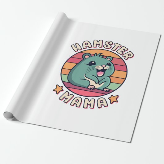 Hamster Mama Niedlich Kawaii Rodent Mother Geschenkpapier (Ungerollt)