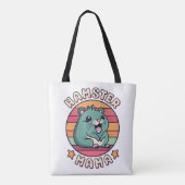 Hamster Mama Niedlich Kawaii Rodent Mother Tasche (Rückseite)