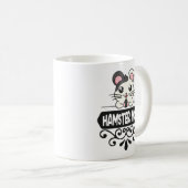 Hamster Mama Tierliebhaber niedlich Kaffeetasse (VorderseiteRechts)