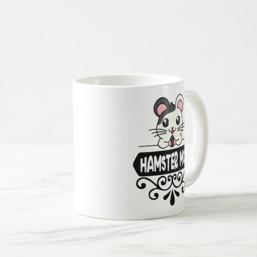 Hamster Mama Tierliebhaber niedlich Kaffeetasse (VorderseiteRechts)