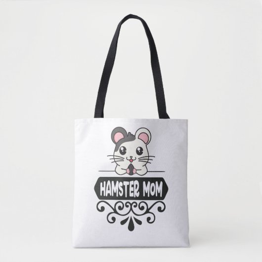 Hamster Mama Tierliebhaber niedlich Tasche (Vorderseite)