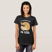 Hamster - mein Hamster denkt Cool T-Shirt (Vorne ganz)
