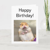 Hamster-Meme mit gefallener Karte (Vorderseite)