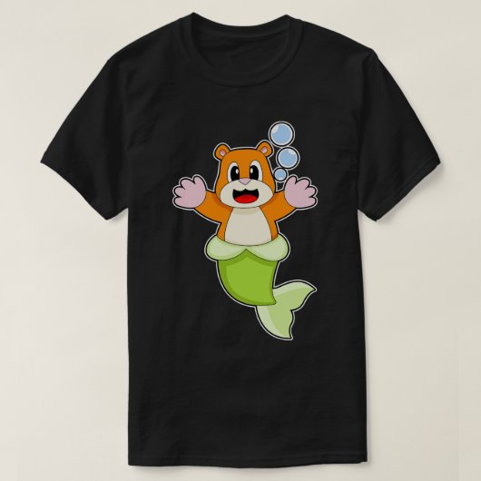Hamster Mermaid T-Shirt (Design vorne)
