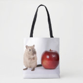 Hamster mit Apple-Tasche Tasche (Vorderseite)