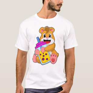 Hamster mit Babyflaschensaft T-Shirt