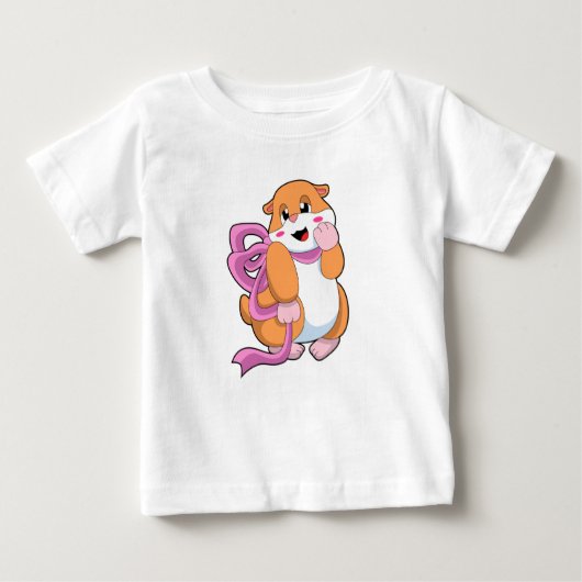 Hamster mit Band Baby T-shirt (Vorderseite)