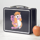 Hamster mit Band Metall Brotdose (Beispiel)