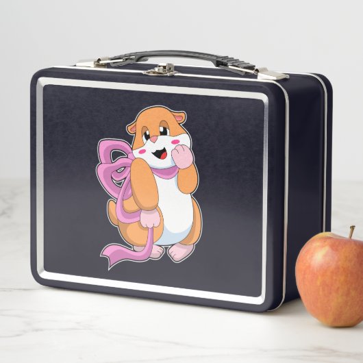 Hamster mit Band Metall Brotdose (Beispiel)