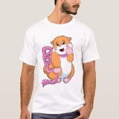 Hamster mit Band T-Shirt (Vorderseite)