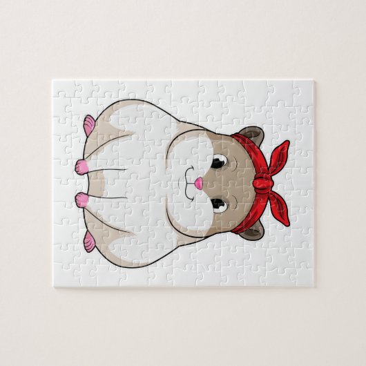 Hamster mit Bandana Puzzle (Horizontal)